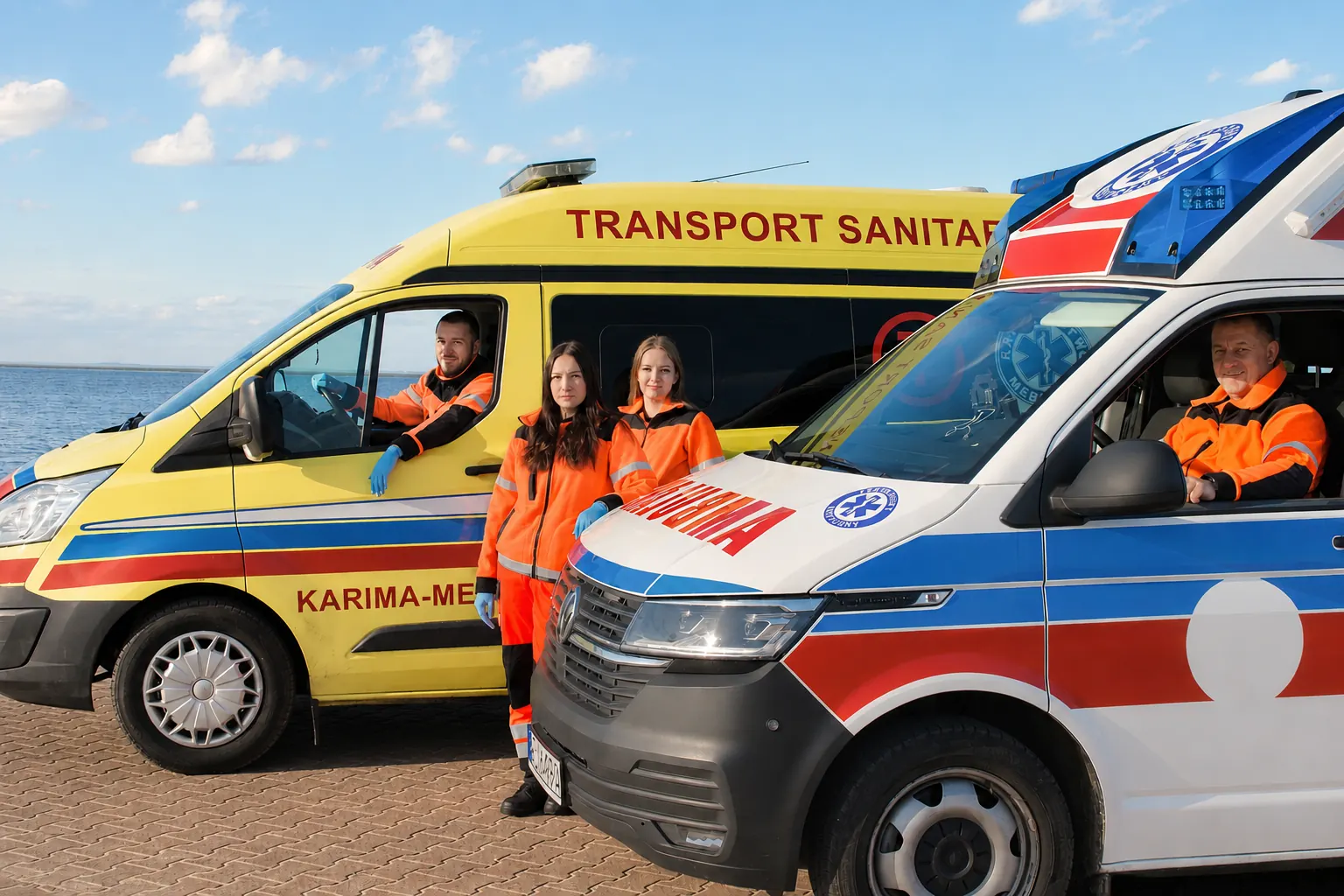 Karetki transportu medycznego i sanitarnego KARIMA-MED z załogą